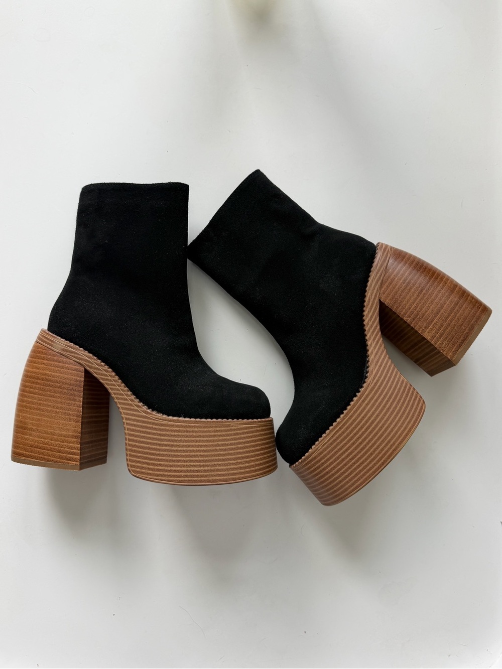 Urban Outfitters Anna Leather Platform Boot Size 6 - Picture 6 of 9
